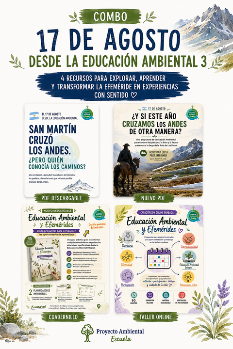 Combo: Efemérides y Educación Ambiental (17 de agosto) III