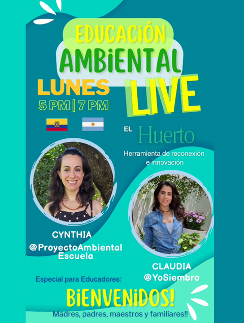 IG Live: La huerta como oportunidad para trabajar en educación ambiental 