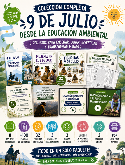 Colección Completa 9 de Julio desde la Educación Ambiental
