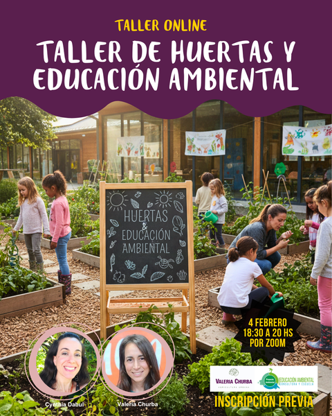 Taller Online: Huertas y Educación Ambiental