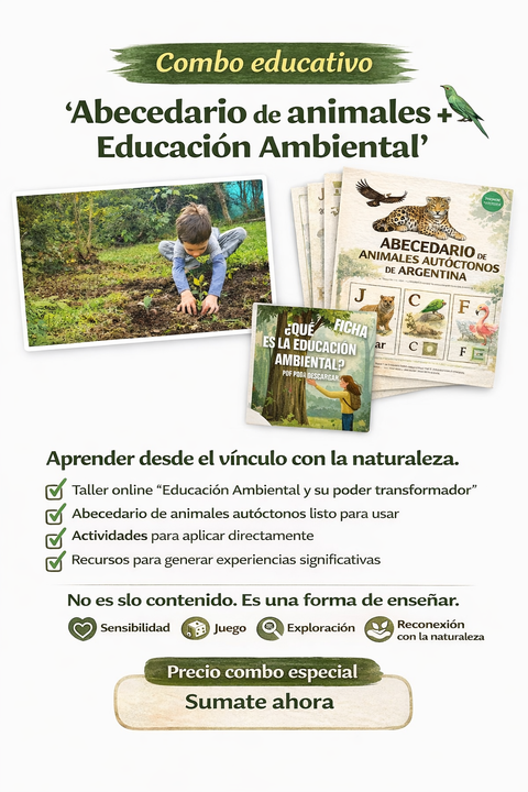 Abecedario nativo y educación ambiental