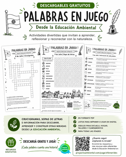 Palabras en Juego: Efemérides 9 de julio