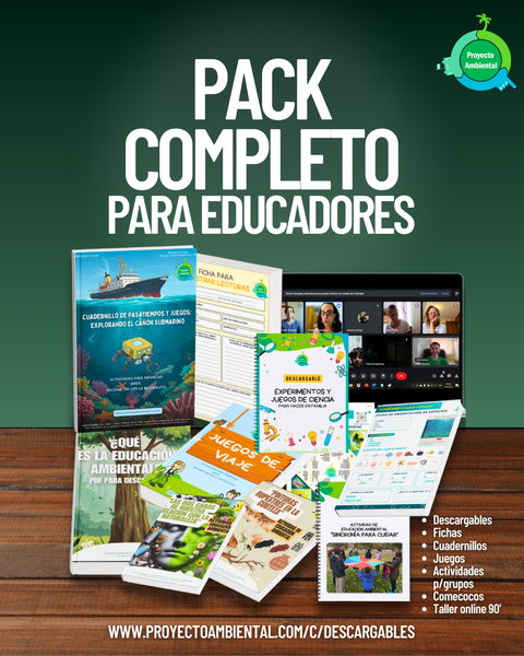 Combo: Pack completo descargables para educadores + taller