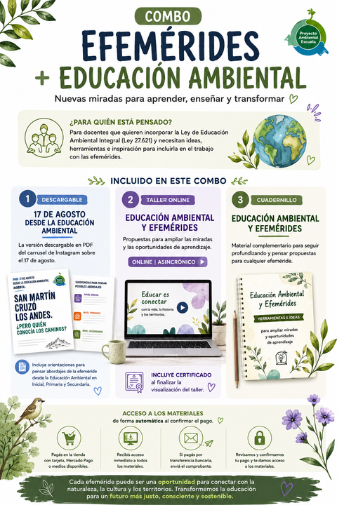 Combo: Efemérides y Educación Ambiental (17 de agosto) II