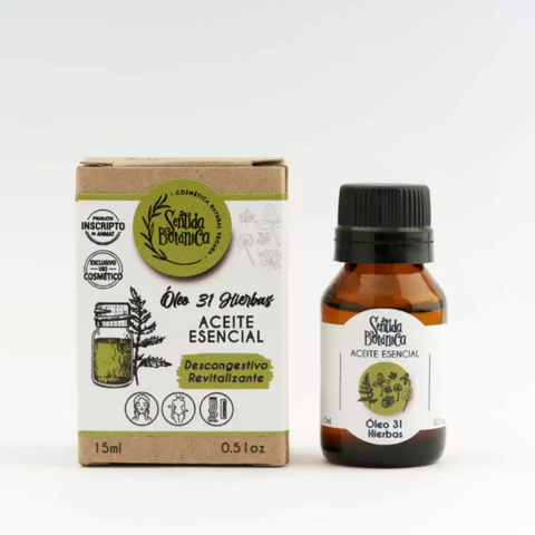 Aceite Esencial Óleo 31 Hierbas - 15 ml