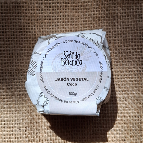 Jabón Vegetal - Línea Esencial - Coco