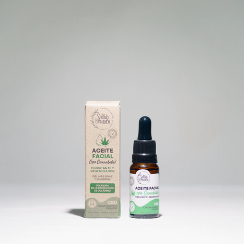 Aceite Facial Con CBD - Hidratante y Regenerador