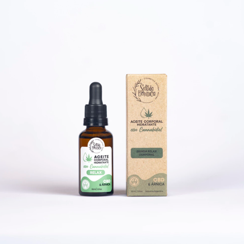 Aceite Corporal Hidratante Relax con CBD - GOTERO 30ml