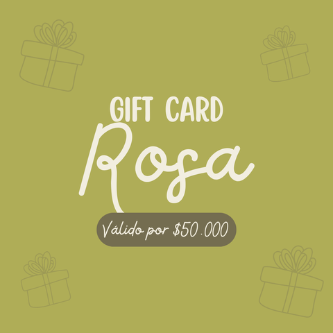 Gift card - Rosa