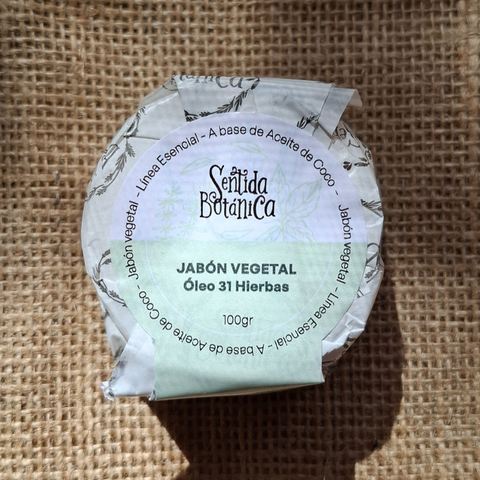 Jabones Vegetales - Línea Esencial - Óleo 31 Hierbas