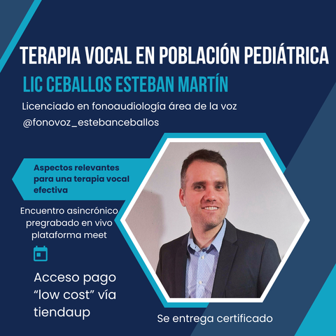 Terapia Vocal en Población Pediátrica 