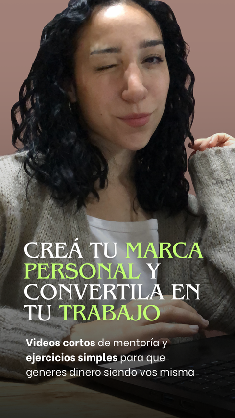 Iniciá tu marca personal y generá ingresos disfrutando de tu trabajo