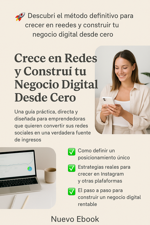 Ebook - Atrae, Conecta, Vende: Estrategia Digital para crecer en Redes y monetizarlas