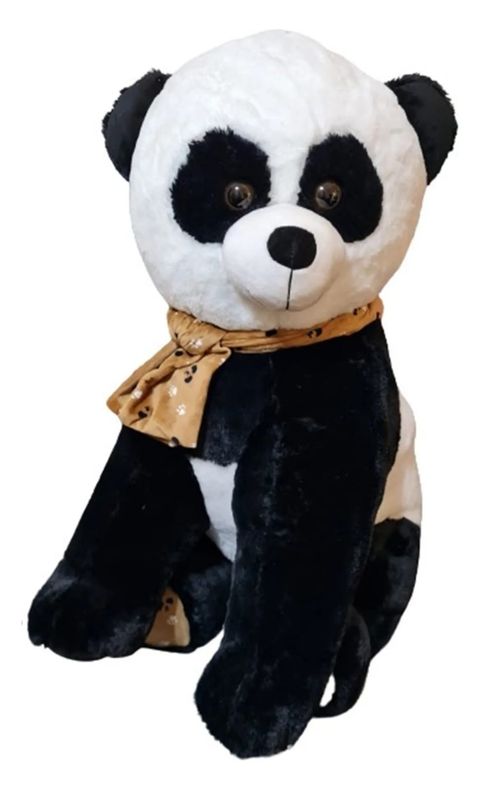 Oso Panda con bufanda ( de 60 cm sentado )