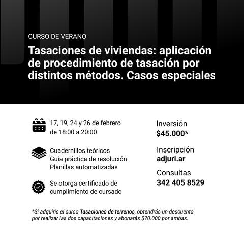 Tasaciones de viviendas: aplicación de procedimiento de tasación por distintos métodos. Análisis de casos especiales 