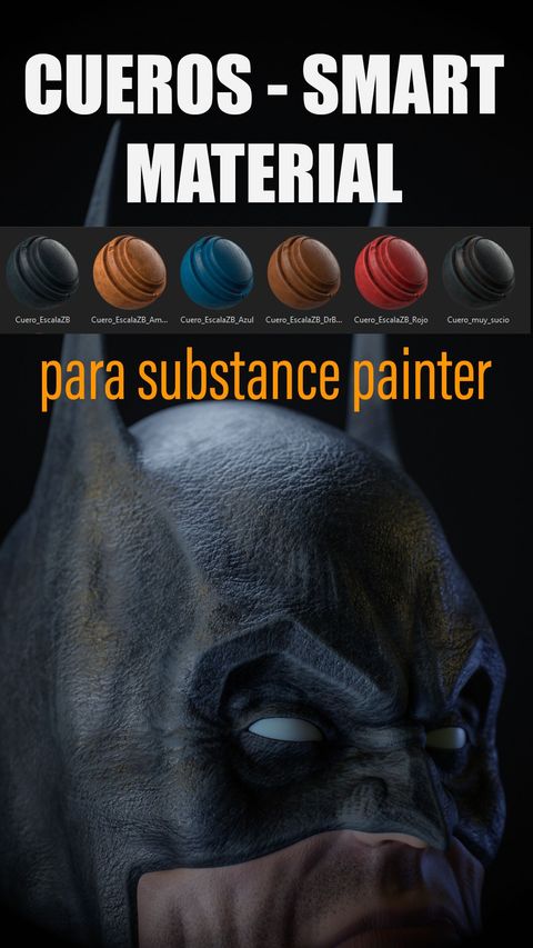 Cueros SMART MATERIAL Substance Painter.