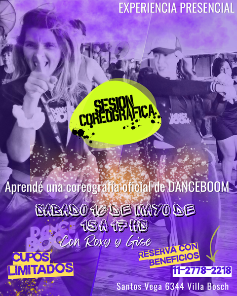 EXPERIENCIA SESIÓN COREOGRÁFICA 
