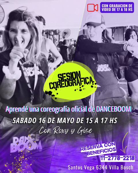 EXPERIENCIA SESIÓN COREOGRÁFICA 
