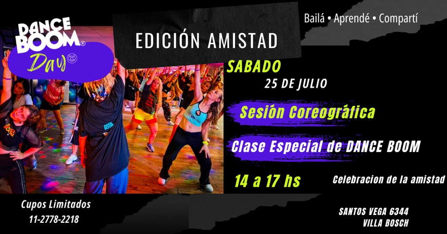 DANCE BOOM DAY | Edición Amistad