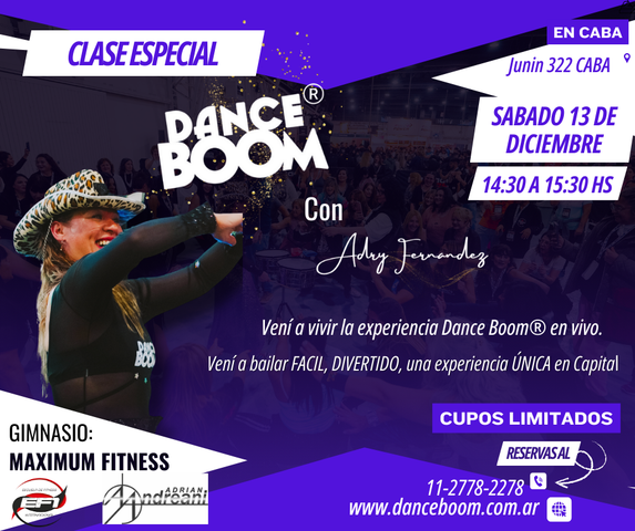 Clase Especial con Adry Fernandez en CABA