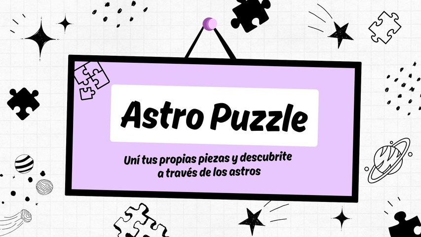 ASTROPUZZLE - Armá tus piezas y conocete jugando