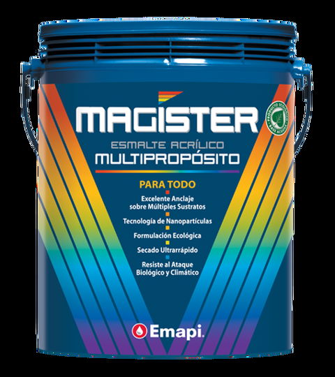 Magíster: Esmalte Acrílico al agua Semimate