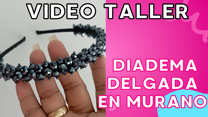 Taller Diadema Delgada en Murano