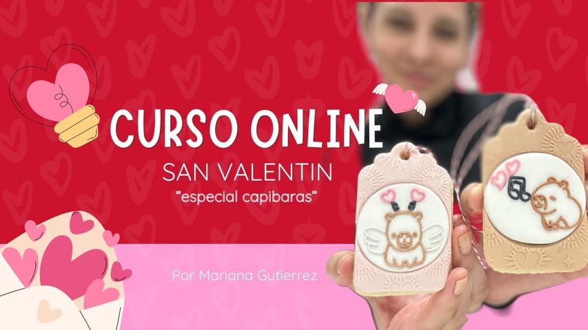 Curso online San Valentin especial Capibaras 
