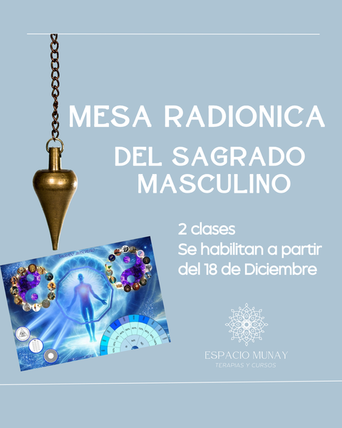Mesa Radionica Sagrado Masculino