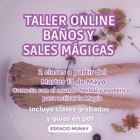 Taller Baños y Sales Magicas