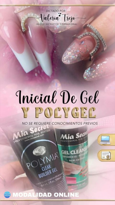 Curso Inicial de Uñas Esculpidas en Gel y Poligel Online
