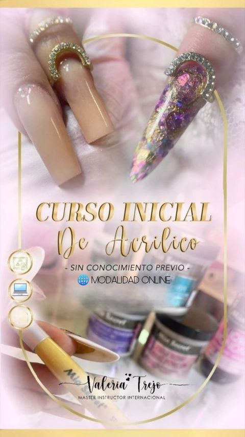 Curso Inicial de Uñas Esculpidas en Acrilico Online