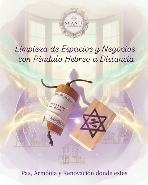 Curso de Limpieza Energética de Espacios y Negocios con Péndulo Hebreo Online