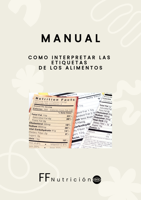 Manual para interpretar las etiquetas de los alimentos