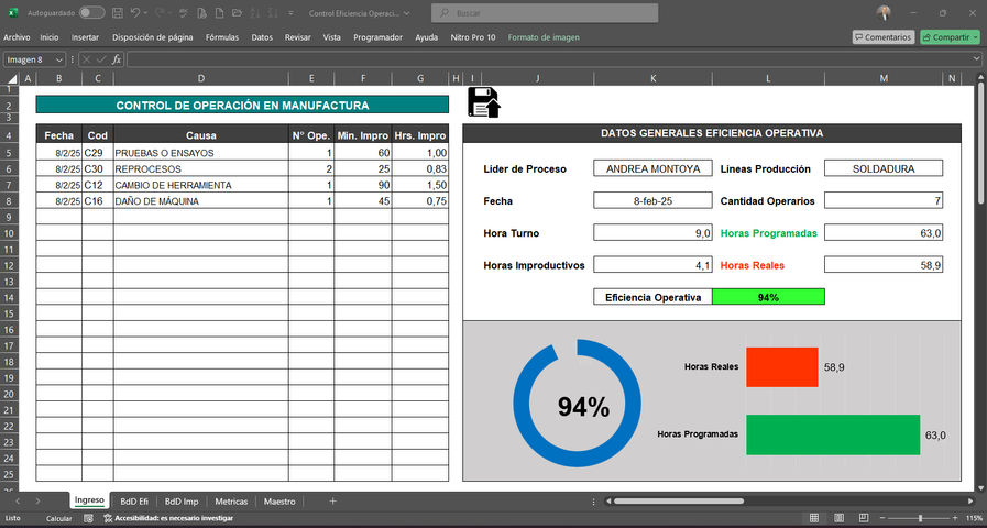 Control de la Eficiencia Operacional