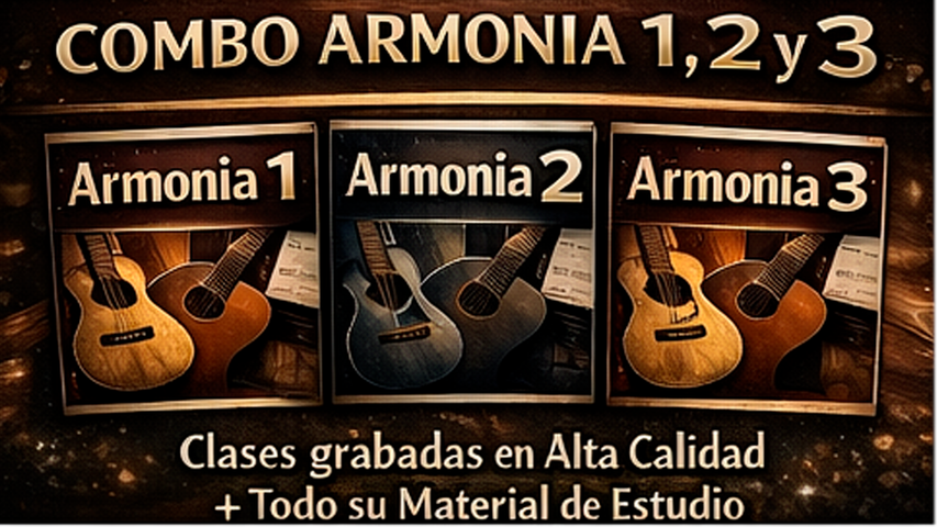 Combo Armonia 1, 2 y 3