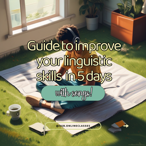 DESAFÍO DE 5 DÍAS PARA MEJORAR TU INGLÉS CON CANCIONES.