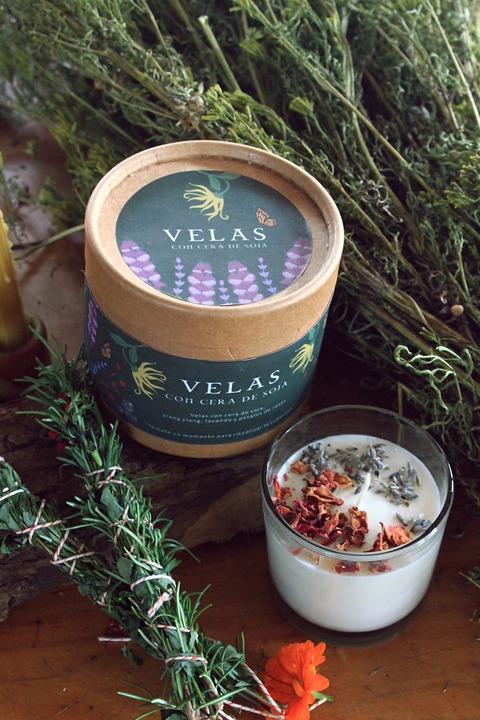 Velas vegetales