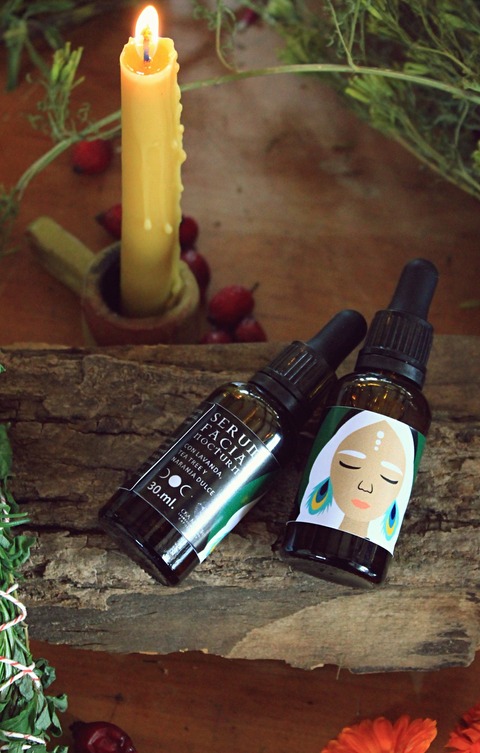 Serum facial nocturno