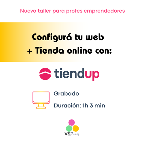 Taller Configurá tu web  + Tienda online con Tiendup