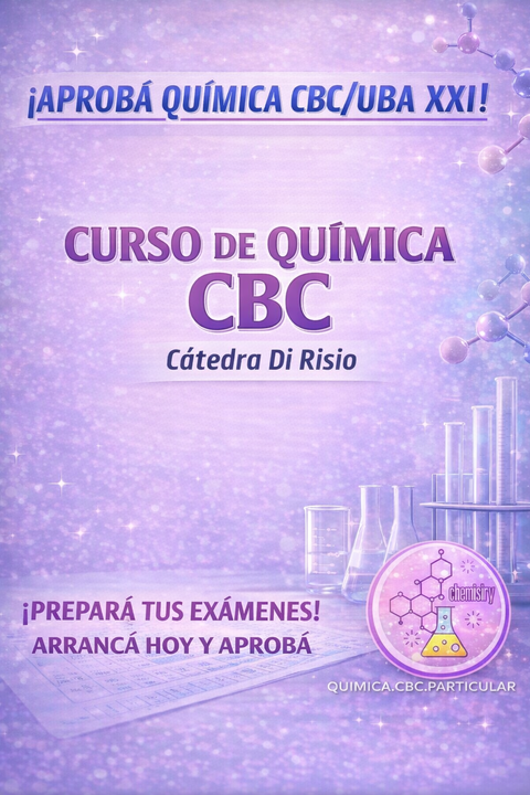 CURSO COMPLETO QUIMICA CBC Cátedra Di Risio 