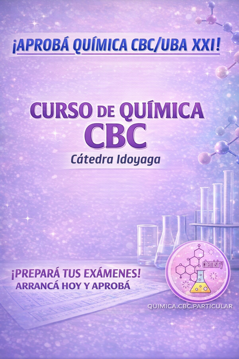 CURSO COMPLETO QUIMICA CBC Cátedra Idoyaga