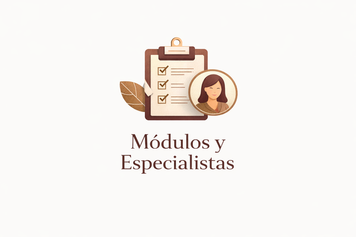 Módulos del Programa y Especialistas