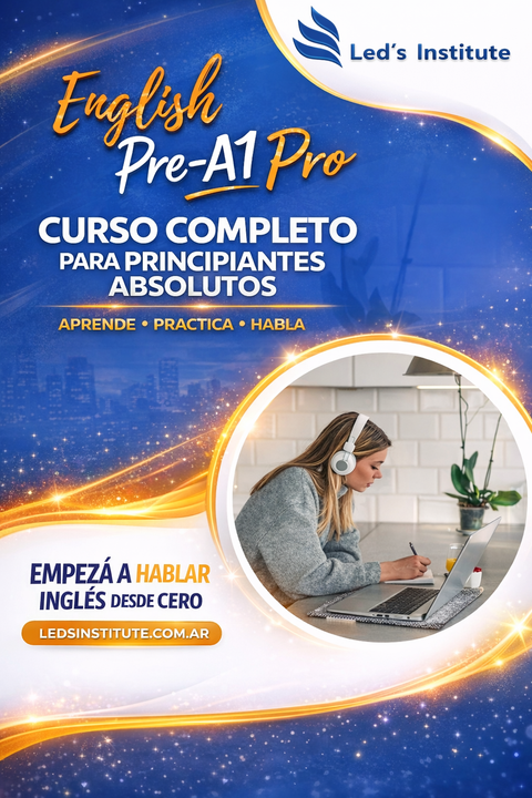 1 - English Pre-A1 Pro – Curso Completo para Principiantes Absolutos 
