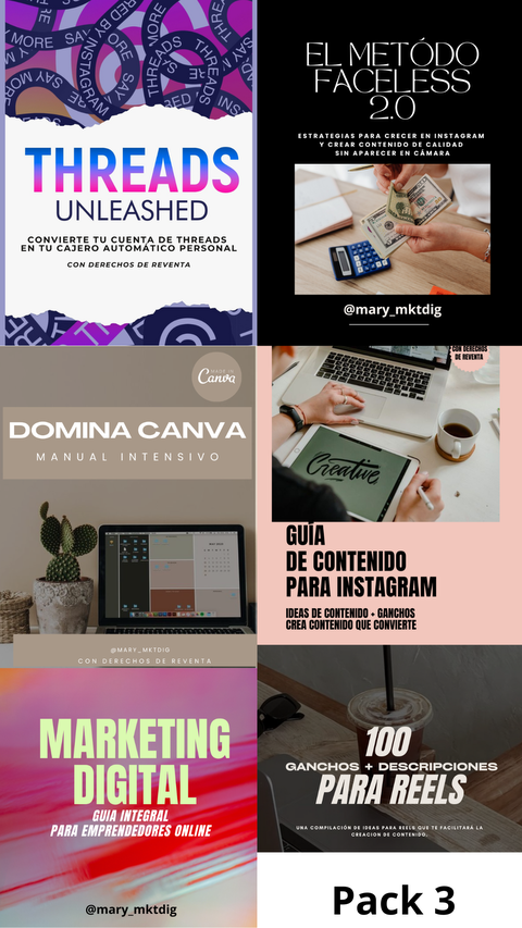 Pack 3 emprendedor