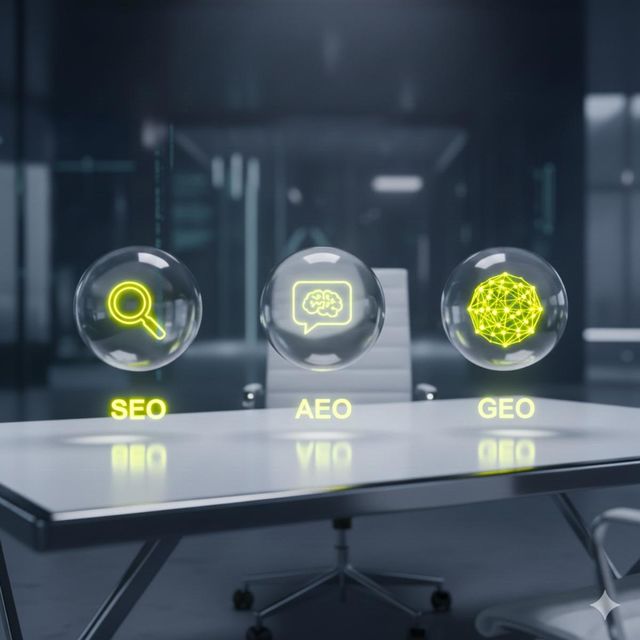 Cuándo usar SEO, AEO o GEO en proyectos con IA (y cuándo no)