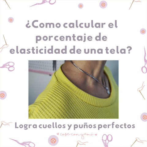 Porcentaje de elasticidad de las telas 