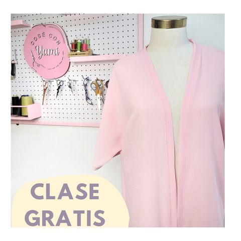 Clase gratis de Kimono. Molde gratis+costura 