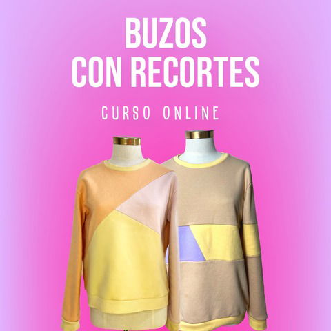 Buzos unisex con recortes simétrico y asimétrico. (2 proyectos)