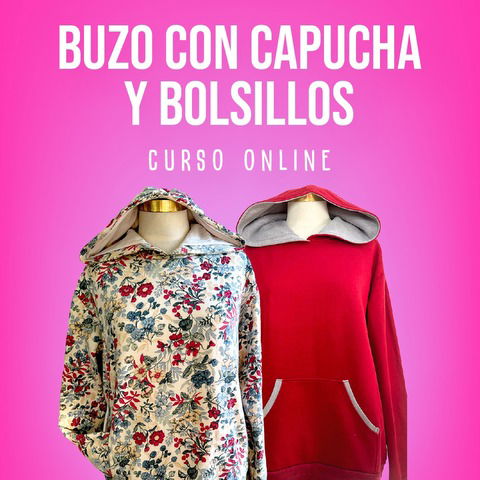 Buzos clásicos unisex con capucha y bolsillos (2 proyectos).